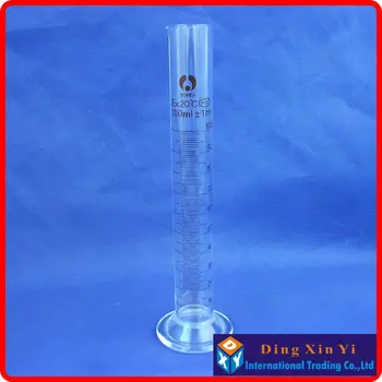 (2 stykker/masse)100 ml glas måling cylinder måleglas,måling af kandidater glas graduate