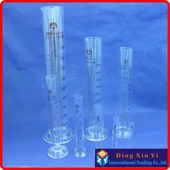 (2 stykker/masse)100 ml glas måling cylinder måleglas,måling af kandidater glas graduate