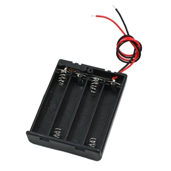 2-Wire Kabel-Stik 4 x 1,5 V AAA Plast på batterier og Holder