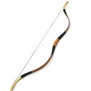 20-100# Traditionelle Håndlavede Longbow Recurve Bue Bueskydning Glasfiber Bow Jagt Svin Læder til Udendørs Sport Skydning
