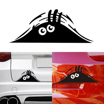 20*8cm Sjove at Kigge Monster Auto Bil Vægge Windows Mærkat Grafisk Vinyl Bil Decals Bil Klistermærker Bil Styling Tilbehør