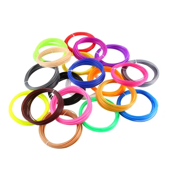 20 farve eller 10 farve/indstil 3D-Pen ABS Filament/PLA 1.75 mm Plast, Gummi Udskrivning af Materiale Til 3D Printer Filament