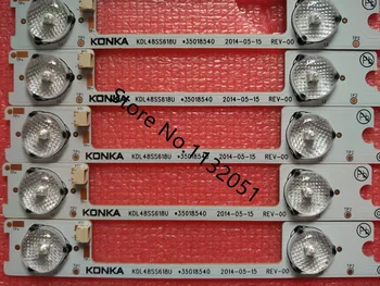 20 Stykker/masse originale nye LED-baggrundsbelysning bar strip for KONKA KDL48JT618A KDL48JT618U 35018539 35018540 6 LYSDIODER(6V) 442mm