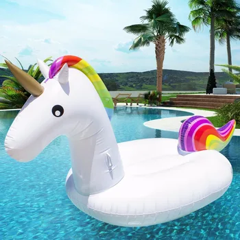 200*90*120 cm kæmpestor Oppustelig Unicorn Swimmingpool Float 2017 Newst Ride-On Swimming Ring Voksne Børn Vandet Ferie Part Toy Piscina