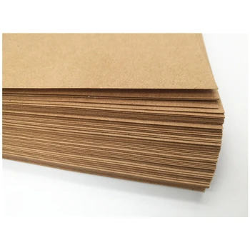 200 gsm 10/20/50stk A4 Brun Kraftpapir DIY Håndlavede Kort fremstilling af Papir Håndværk af Høj Kvalitet Tyk Kraftpapir
