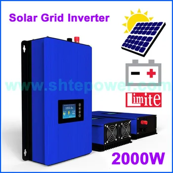 2000W Sol Grid Tie inverter Med indbyggede limiter MPPT pure sine wave grid tie solar inverter 2kw DC45-90V at AC220v 230V 240V