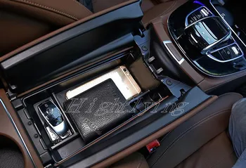 2009-For Mercedes-Benz E-Klasse W212 E-Klasse 2dr Coupe Armlæn Konsol Center opbevaringsboks Beholder 1 Stykke