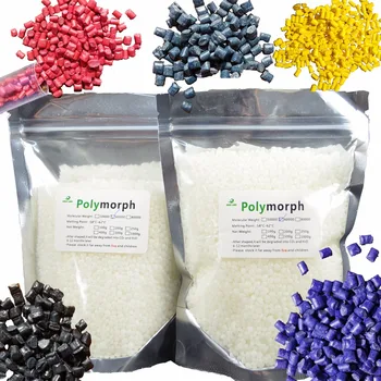 200g PCL-og 1g farve kits Formbare Plast Instamorph Shape Shifter Ting Plastimake Polymorfe Termoplastisk for DIY hobbyis