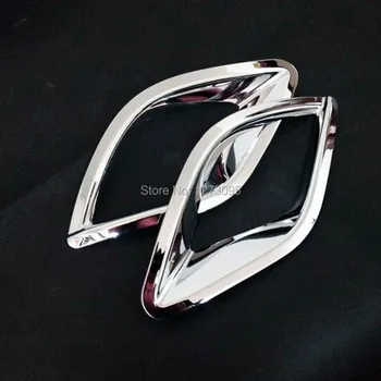 2012 2013 Mazda CX-5 CX-5 CX5 ABS Chrome Bageste Tåge Lys Lampe Dække Trim Hale Tåge Lys Dække Bil Styling Tilbehør