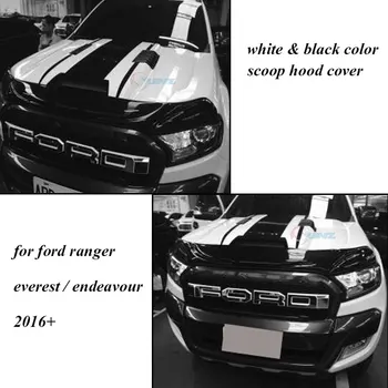 2016-2017 Black Bonnet Scoop Hætte For Ford Ranger T7 Black Bonnet Hætte For Ford Ranger T7 For Ford ræber Sig På Everest Ycsunz