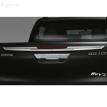 2016-2017 For Toyota Hilux Tilbehør Chrome Lastbil Trim For Toyota Hilux Revo Bil Styling Baglågen Trim Ycsunz