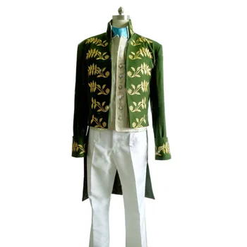 2016 Custom Made Nye Film Askepot Kjole Prince Charming Kostume, Der Passer Tøj Voksne Mænd Part Cosplay Kostume