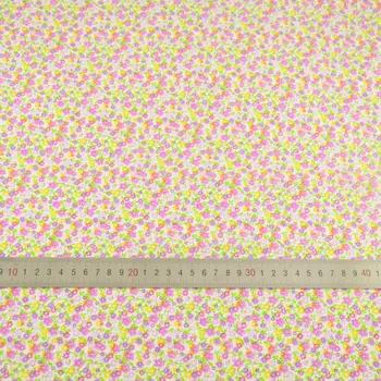 2016 Farverige Blomster Design Patchwork Hjem Tekstil Almindelig Tecido Fat Quarter Håndværk Dekoration Syning I Stof, Bomuld, Tela