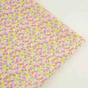 2016 Farverige Blomster Design Patchwork Hjem Tekstil Almindelig Tecido Fat Quarter Håndværk Dekoration Syning I Stof, Bomuld, Tela