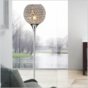 2016 hot salg luksuriøse, moderne kort mode, K9 crystal led E27 standerlampe til stuen bed room decor lys