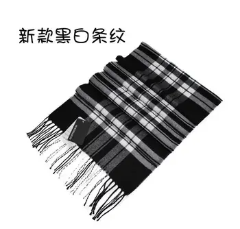 2016 koreansk mode sjal Europa Plaid Tørklæder, mænd og kvinder, par nye vinter varm cashmere tørklæde Skotske tartan sjal