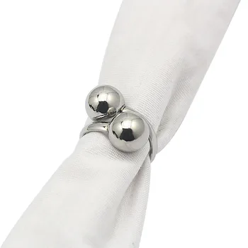 2016 Ny 316L rustfrit stål perler ringe til kvinder smykker Engros metal sølv mode smykker Ring