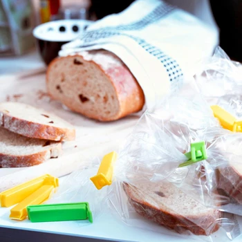 2016 Ny 5pcs/masse Taske Klip Maden Frisk Holde Plast til Fødevarer, som er Tæt Klippet Hjem Opbevaring Organisation Køkken Værktøj, Mad, Snack Forsegling