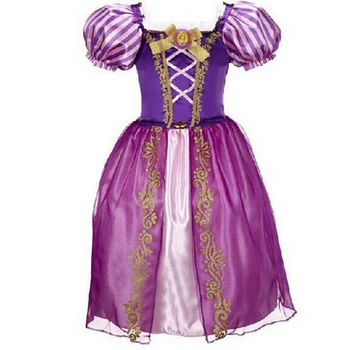 2016 Nye Piger Askepot Kjoler Børn Sne Hvid Prinsesse Kjoler Rapunzel Aurora Part, Kids Halloween Kostume Tøj k90