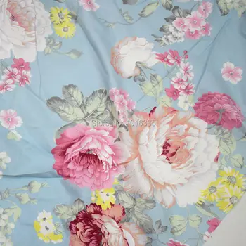 2016 smukke blå blomst bomuld stof hjem tekstil tilda quiltning, patchwork tøj kjole at sy sengetøj