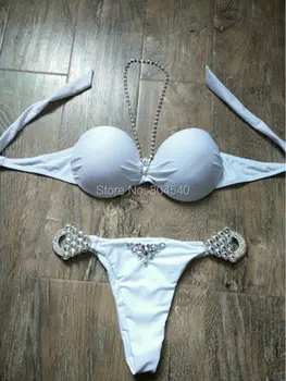 2016 Venus Ferie hvid og sort sexet lager summwear brasiliansk bikini