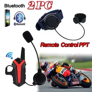 2017 Ankomst! 2 stk X3 Plus Motorcykel Cykel Vandtæt Bluetooth-Headset til Hjelm Intercom-3 KM-Gruppe walkie talkie TOT-Kontrol