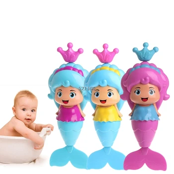 2017 Baby Søde Havfrue Clockwork Dypning Badekar Toy Klassiske Svømning Vand Vind Op Toy MAR2_30