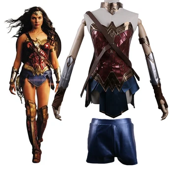 2017 Batman v Superman Dawn of Justice League Wonder Woman Kostume til Cosplay kvindens Superhelt Diana, Prins Halloween