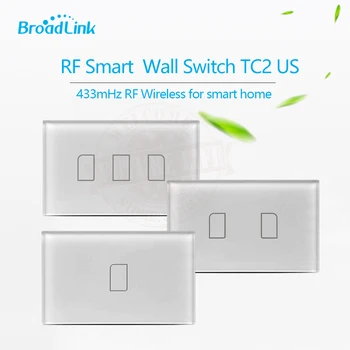 2017 Broadlink TC2 OS Standard 1 2 3 Bande Trådløse væglampe Kontrol Wifi Skifte Touch-Panel Skifte til Smart Home Automation