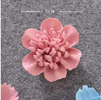 2017 Kreative keramiske rhododendron blomster, medicin chrysanthemum blomster, væg dekoration håndværk