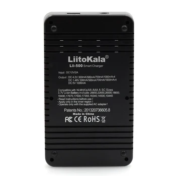 2017 Liitokala lii500 LCD-Oplader 3,7 V 18650 26650 18500 18640 Cylindrisk Lithium Batterier 1,2 V AA AAA NiMH Batteri Oplader