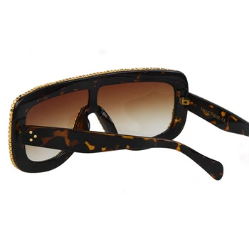 2017 Luksus Mode Solbriller Kvinder Brand Designer Rhinestone Ramme solbriller Til Damer Vintage UV400 Kvindelige RS010