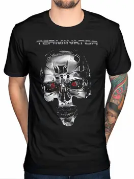 2017 Mænds Terminator Endoskeleton T-Shirt Film Merch Klassiske Schwarzenegger Trykte T-Shirt Custom kortærmet t-Shirts
