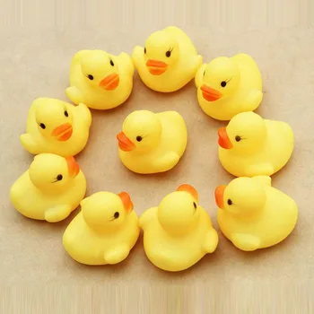 2017 ny arrivel Rubber Duck Ducky Duckie Baby Shower, Fødselsdag Part Favoriserer Toy Gratis shipping Engros