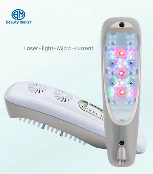 2017 Ny hårvækst med laser Kam hårtab Pleje 650nm Diode Low level laser therapy Hair Restoration behandling Kam