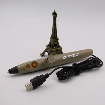 2017 ny Myriwell 3D-Print Penne RP-200A USB Lav Temperatur 3D Doodle Pen med PCL-materiale, der er sikkert for Børnene at Tegne Gaver