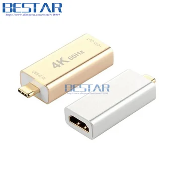 2017 Ny USB-3.1 Type-C USB-C male to HDMI female 4K*2K-60Hz-Adapter Omformer Adoptant HDMI-USB3.1 type c-stik til Macbook