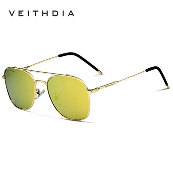 2017 Ny VEITHDIA Polariseret Brand Designer Solbriller Mænd Kvinder Vintage solbriller Briller gafas oculos de sol masculino 3820