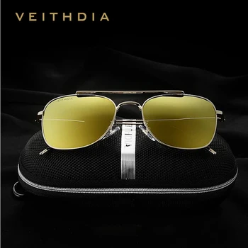 2017 Ny VEITHDIA Polariseret Brand Designer Solbriller Mænd Kvinder Vintage solbriller Briller gafas oculos de sol masculino 3820
