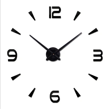 2017 ny væg ur reloj de forhold kvarts ur stue store dekorative ure moderne horloge murale stadig liv klistermærker