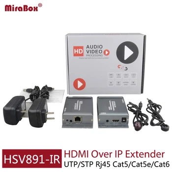 2017 nye Hdmi forlænger ir-over TCP/IP med Audio Extractor understøtter 1080p cascade modtagere HDMI extender ir af Rj45 UTP/STP