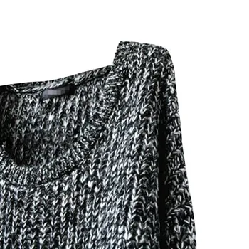 2017 Nye Kvindelige Sweater Kvinder O-neck Plus Size Solid Pullover Sweater Kvinde Mode Efteråret Sweater, tøj