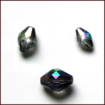 2017 nye mode malakit grøn belægning Oval krystal perler DIY Smykker 9x6/11x8/13x10mm