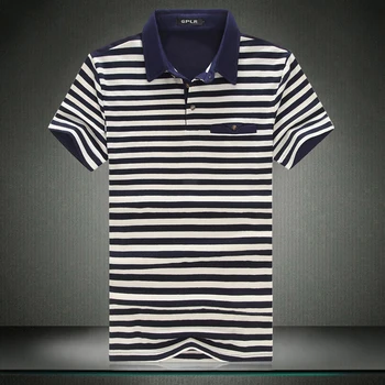 2017 Nye Mode Stribet Tshirt Mand Sommeren kortærmede T-Shirts til Mænd Casual Tøj Toppe Flerfarvet striber Tees Plus Størrelse