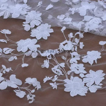 2017 NYE Off whtie brudekjole med blonder fabric45
