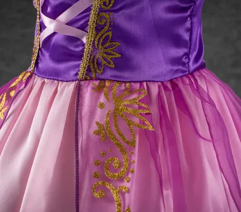 2017 Nye Prinsesser Askepot Kjole Børn Sne Hvid Prinsesse Kjoler Rapunzel Børn Party Cosplay Kostume Tøj