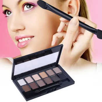 2017 Nye Pro Kosmetiske Mat Øjenskygge 12 Farver Udgør Sæt Nøgenbilleder Nøgen Pallete Eyeshadow Palette Lysere