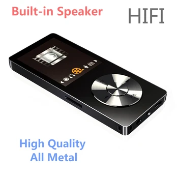 2017 Oprindelige HiFi, MP3-Afspiller med Højttaler Metal af Høj Kvalitet 8GB Lossless Musik Afspiller Understøtter 128 GB Hukommelseskort med FM-Radio