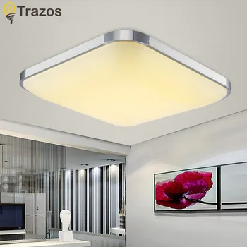 2017 overflade monteret moderne led-loftsbelysning til stuen lys armatur indendørs belysning dekorative lampeskærm Gratis Fragt