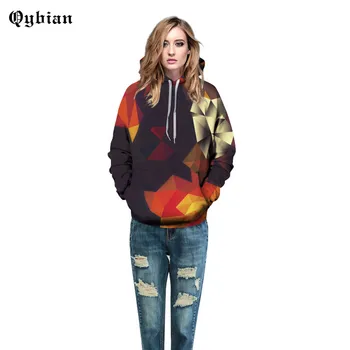 2017 Qybian Farve Tetris Print Hættetrøjer Mænd Hip Hop Sportstøj Hoody Sweatshirt Skateboard Pullover Hoodie Man Mærke Tøj